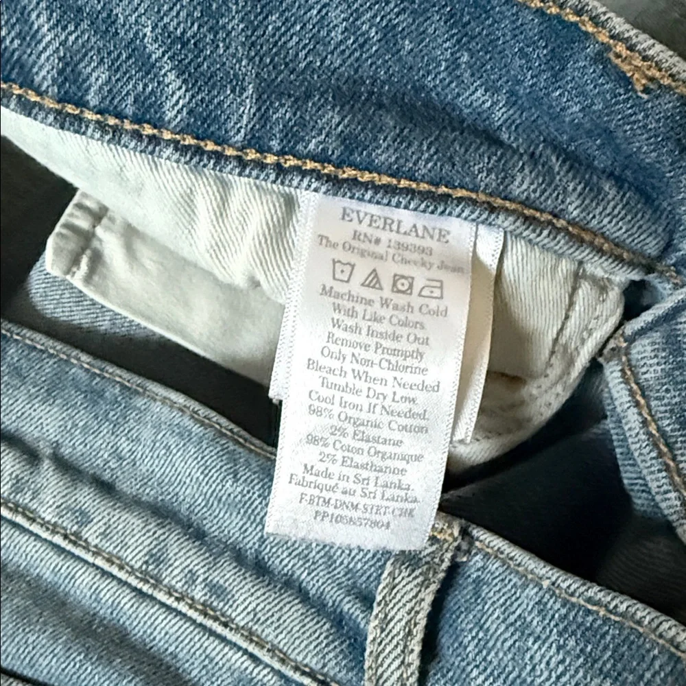 Everlane The Original Cheeky Jean 31 Crop Organic Cotton